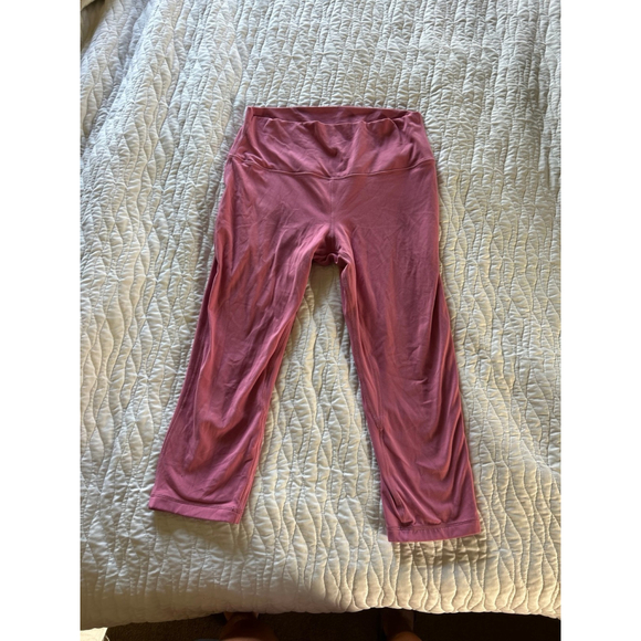 Lululemon Align High-Rise Crop 21", size 12
Dusty Pink color - Picture 2 of 6